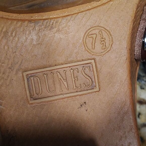 Dunes Sunny Leather Sandal Memory Foam Insole & LiteSole Women's Sz 7.5 - Picture 8 of 12